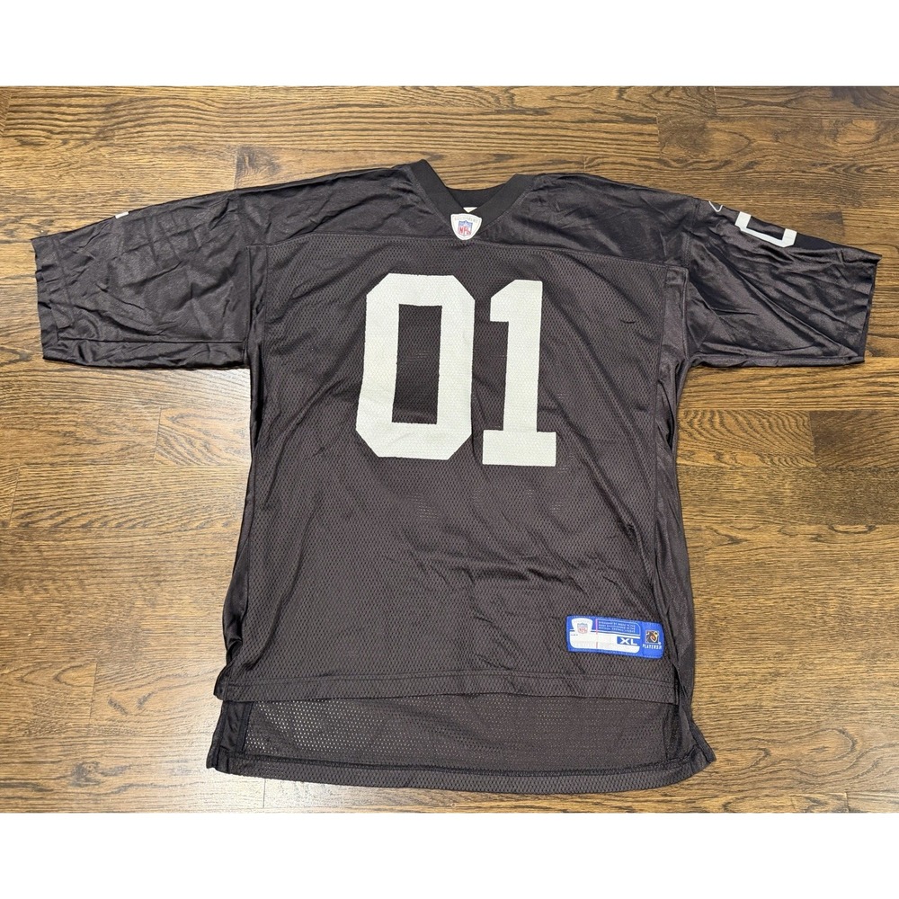 Reebok Vintage Sorensen Oakland Raiders #01 XL Black Football Jersey